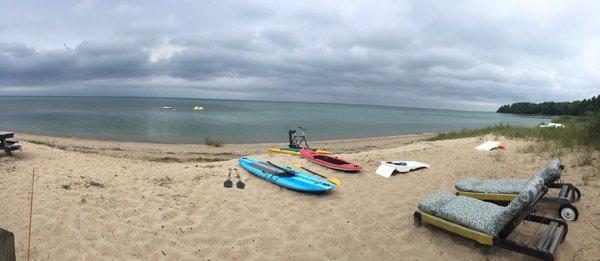 Paddle boards rented from Sunset Watersports