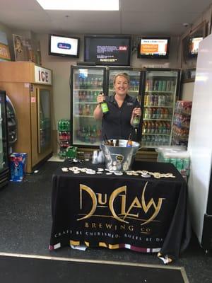 Tasting event for Duclaw beers