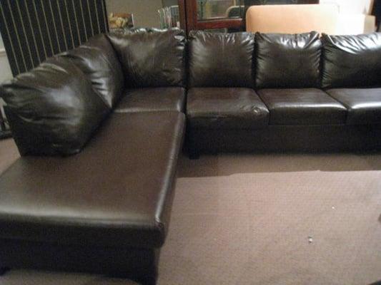 leather sectional sofa couch auctions