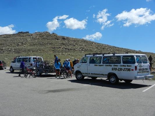 Getting started on the Trail Ridge East tour