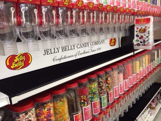 Jelly Belly candy by the flavor, $9.99/pound.