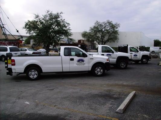 The shop is equipped for on-site or off-site services, deliveries and pick-ups. Contact us for details.