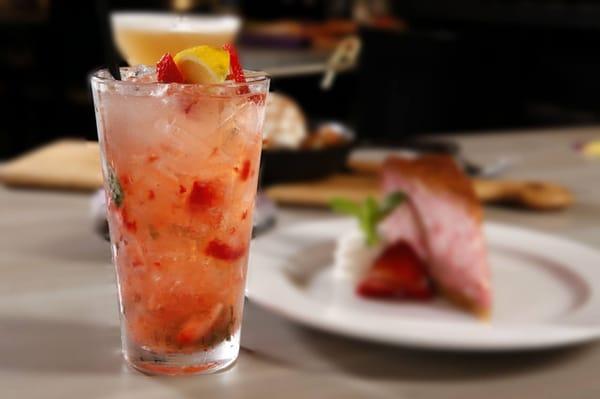 Strawberry basil smash