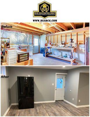 Basement remodel