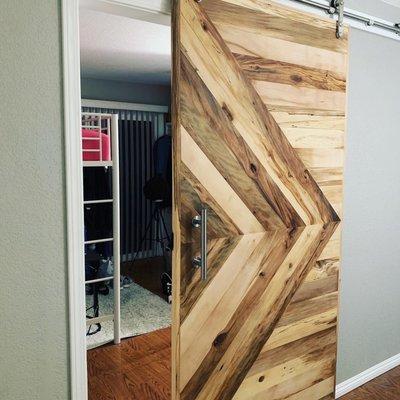 Liquid Amber Barn Door