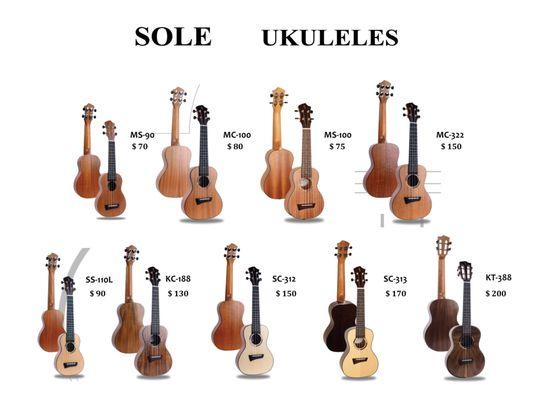 SOLE UKULELES