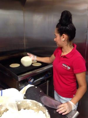 Hand made tortillas