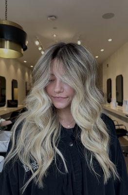 Embracing the natural beauty of lived-in blonde locks