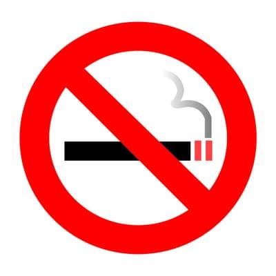 It is against the clean air act to smoke in public transportation. All of our cars are NO SMOKING.