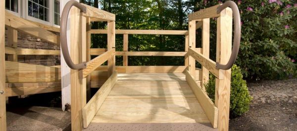 Wooden Handicap Ramp.