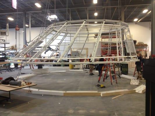 Fabrication of Fox Sports studio