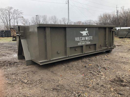 10 yard container