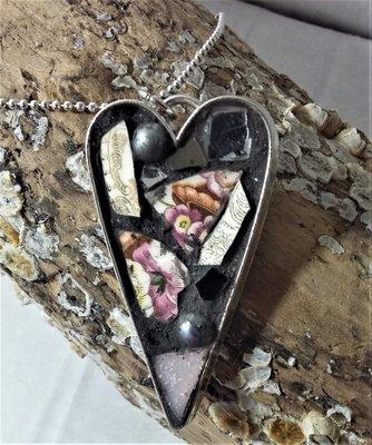 Mosaic Heart Necklace