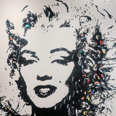 Cool art made from vinyls