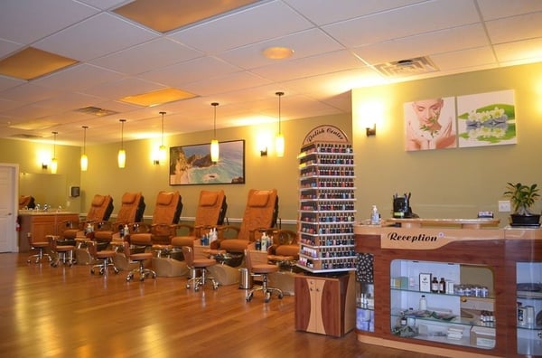 Everything in the salon is new. Bright, clean, and beautiful!