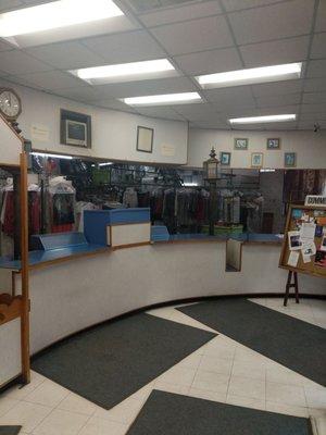 Dry cleaners (inside area)