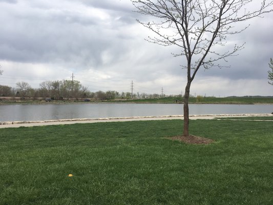 Gilbert's Pond on the south side of the park.