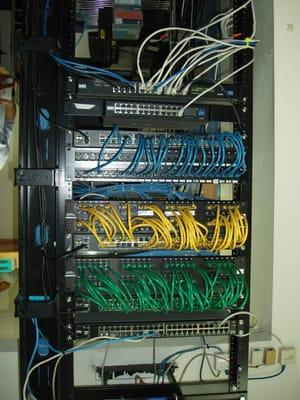 Wiring CAT 5e, 6 etc plus Fiber