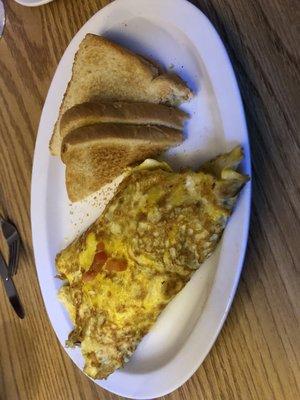 3 egg omelet