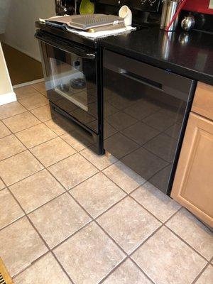 New Samsung dishwasher install