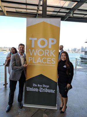 Chatmeter is awarded Top Work Places by The San Diego Union-Tribune