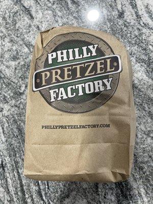 Delicious Hot Pretzels.