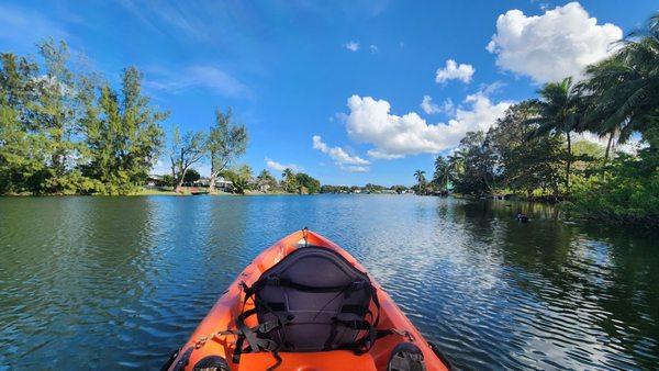 Enjoy the complimentary Kayak