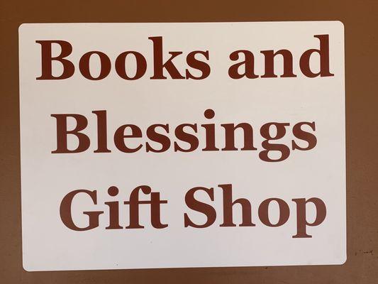 This bookstore is located on the property of the  Franciscan Renewal Center.