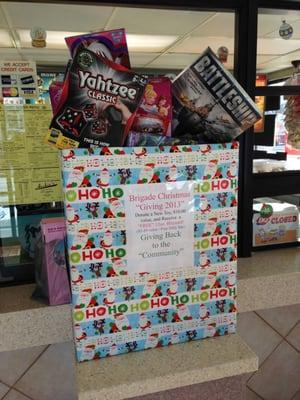 Annual Toy Drive sponsored by your locally owned and operated Dairy Queen.