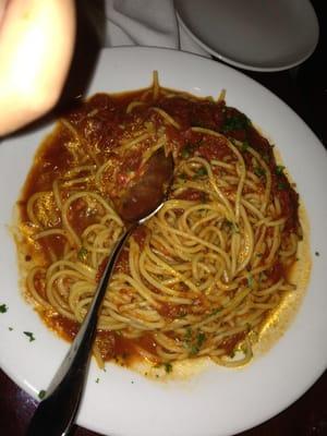 Spaghetti marinara