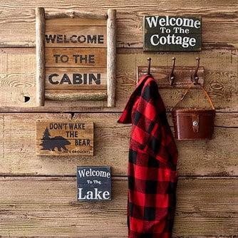 We carry all kinds of cabin signs