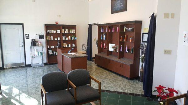 Front room of salon