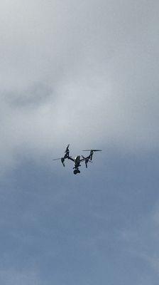 DJI Inspire 1 is up in the air.