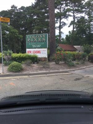 Entrance at the corner of Lynnhaven and Virginia Beach Boulevard by RK Chevrolet.