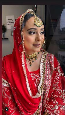 Bridal makeup