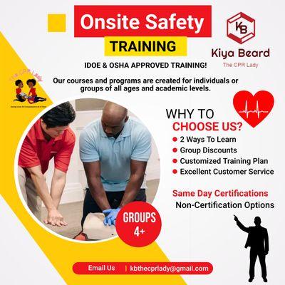 1 Life 2 Live Health and Safety Training