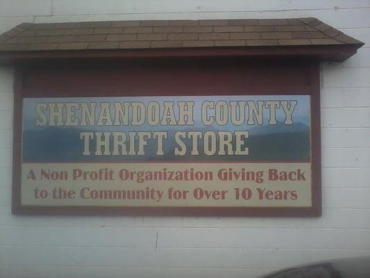 Shenandoah County Thrift Store