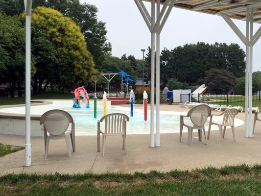 Youth Pool with Fountains and Slide