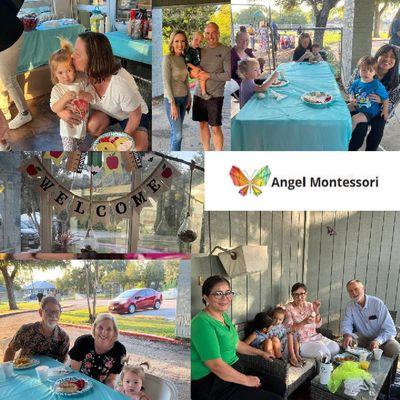 Grandparents, parents, and children enjoyed a wonderful time together as we celebrated Grandparents Day bagels for our Angel family!