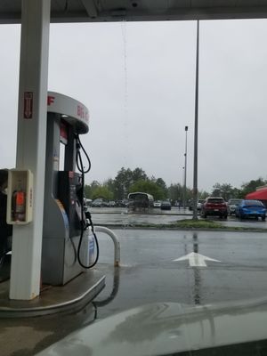 The place where you can get gas and a shower at the same time!