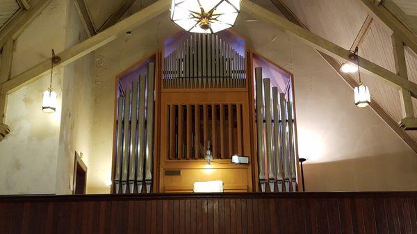 A view of the wonderful baroque Werner Bosch organ (Opus 353) installed in 1965.