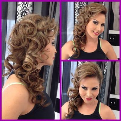 Highlights, Make-Up & Up-Do by:  Liz