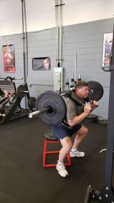 Safety bar squat