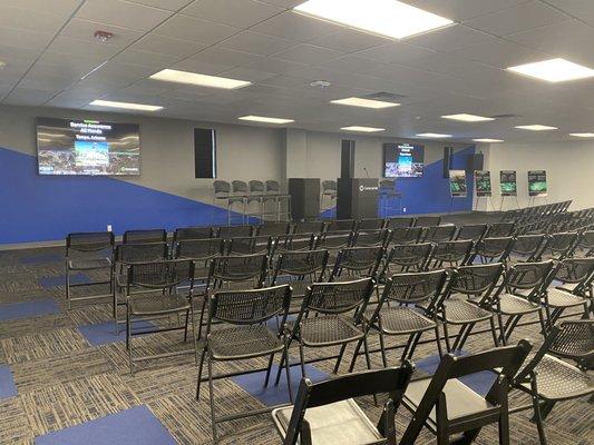 Video distribution and conference system at Century Link events center in Tempe.