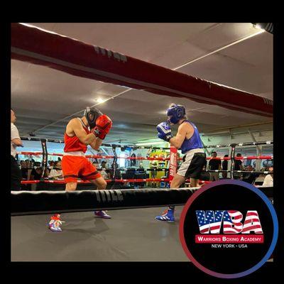 Warriors Boxing Academy in the red corner