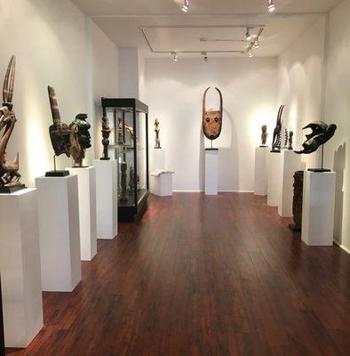 Portion of Gallery with Incredible Antique African Art