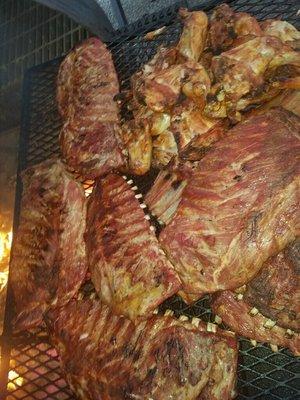 Smoked ribs