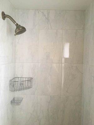 Shower stall remodel.