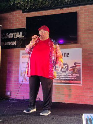 Performing Live at a Comedy Mania event