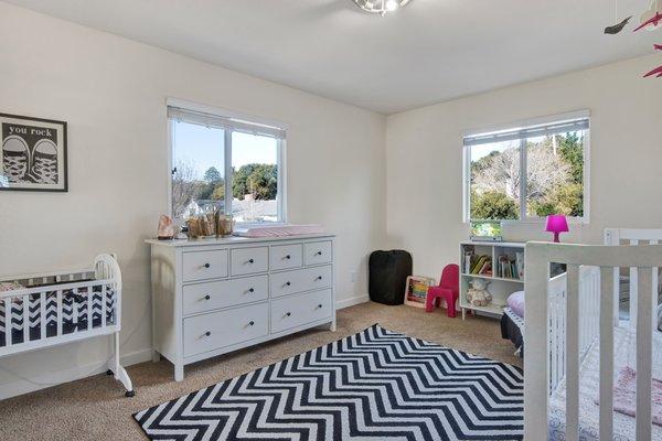 Beautiful light in upstairs bedrooms and select views.